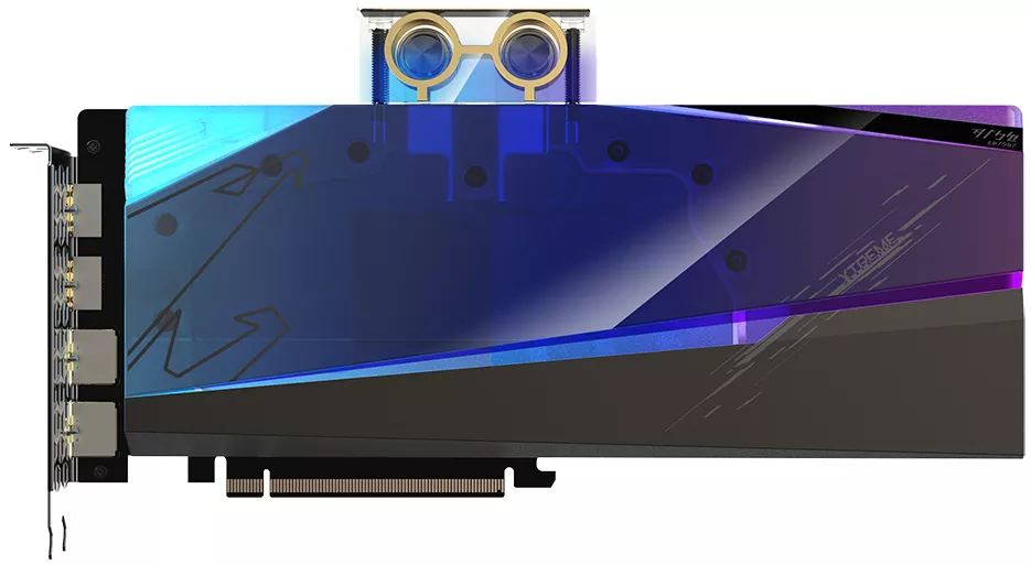 Видеокарта Gigabyte Aorus Radeon RX 6900 XT Xtreme Waterforce WB 16GB GDDR6 фото