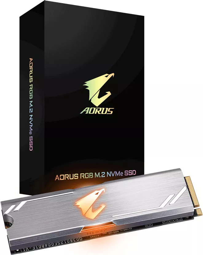 Жесткий диск SSD Gigabyte Aorus RGB M.2 NVMe (GP-ASM2NE2512GTTDR) 512GB  фото 5