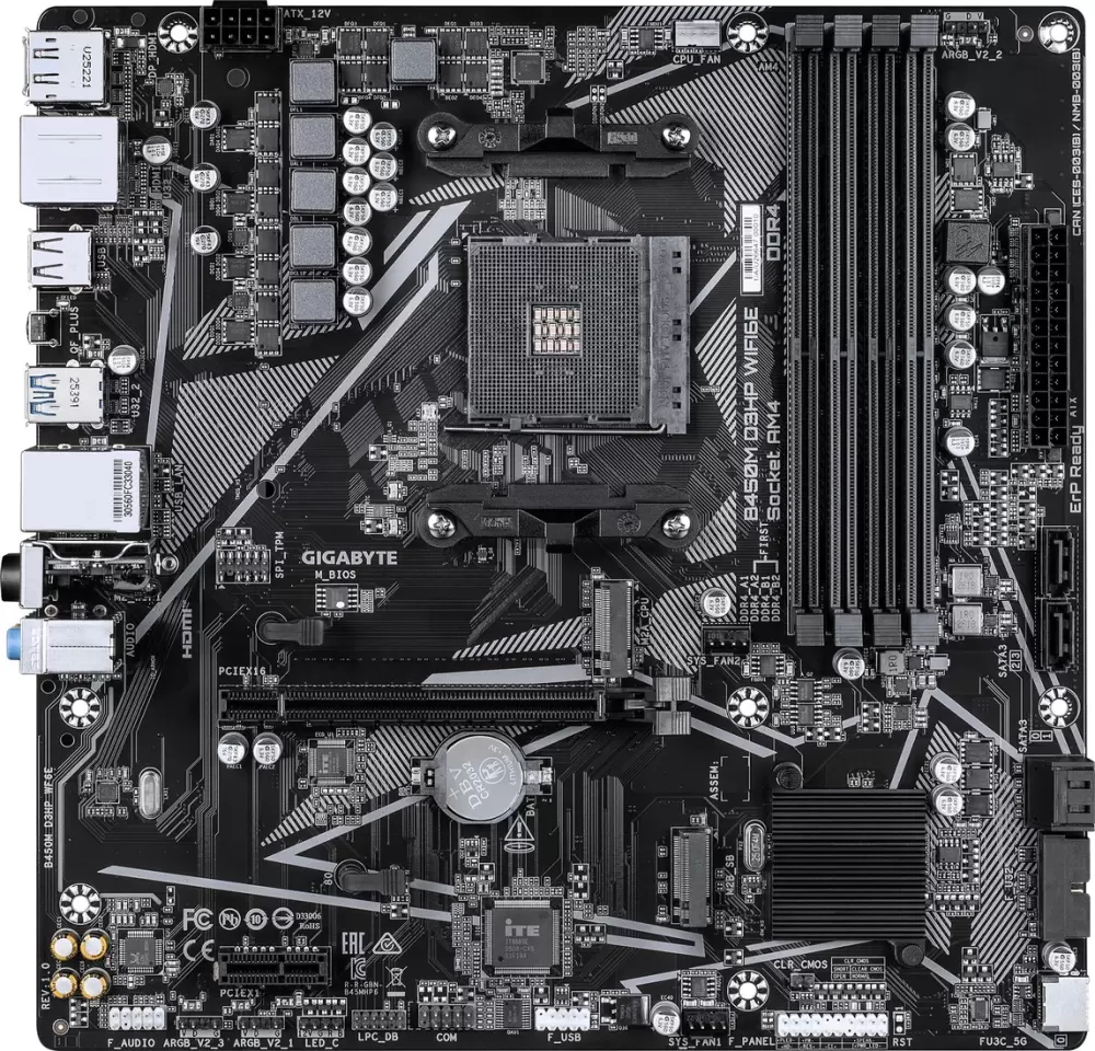 Gigabyte B450M D3HP WiFi6E
