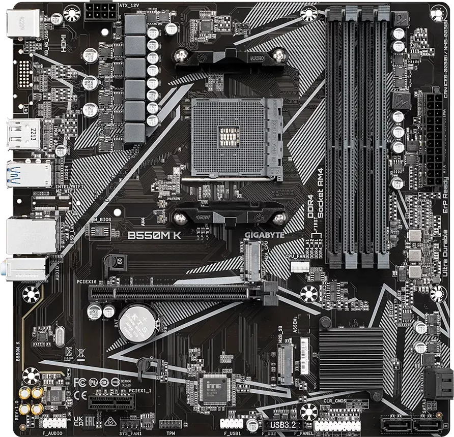 Gigabyte B550M K (rev. 1.1)