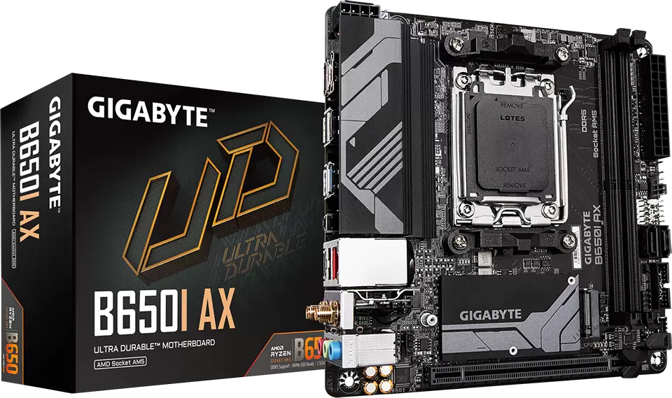Материнская плата Gigabyte B650I AX (rev. 1.1) фото