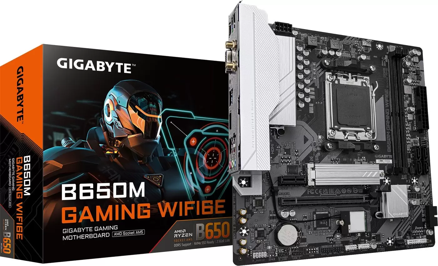 Материнская плата Gigabyte B650M Gaming WiFi6E (rev. 1.2) фото