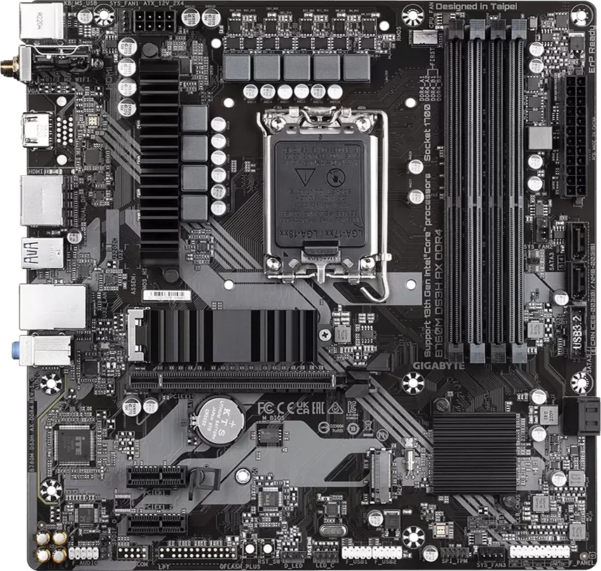 Gigabyte B760M DS3H AX DDR4 (rev. 1.x)