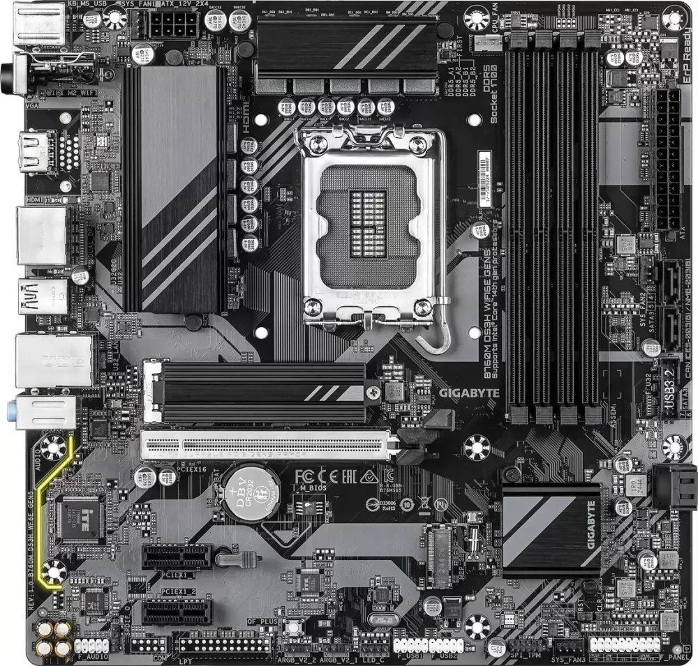 Gigabyte B760M DS3H WiFi6E GEN5