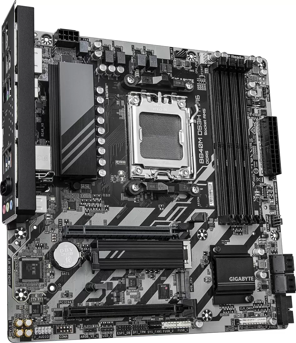 Материнская плата Gigabyte B840M DS3H WiFi6 фото 4