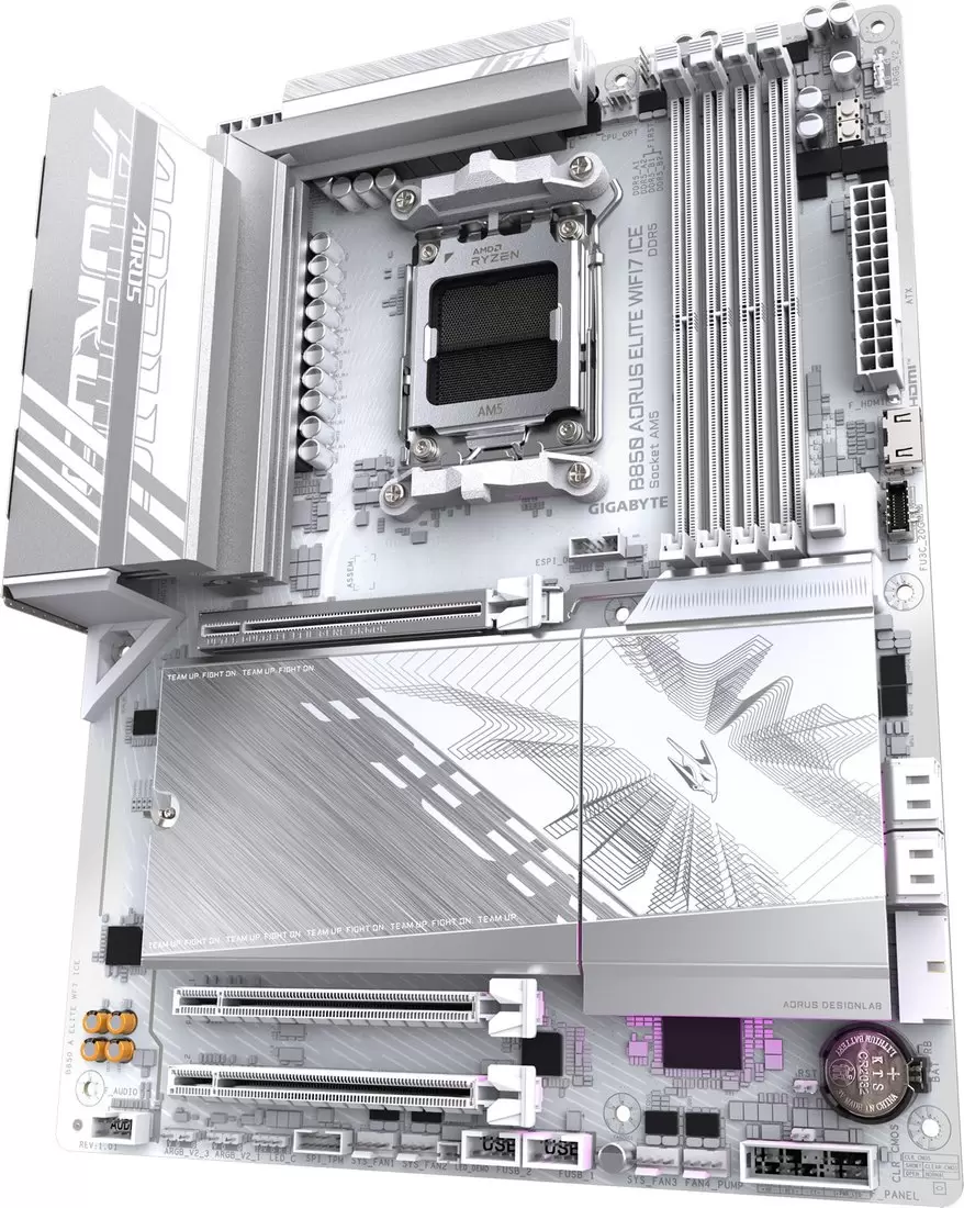 Материнская плата Gigabyte B850 Aorus Elite WiFi7 Ice (rev. 1.0) фото