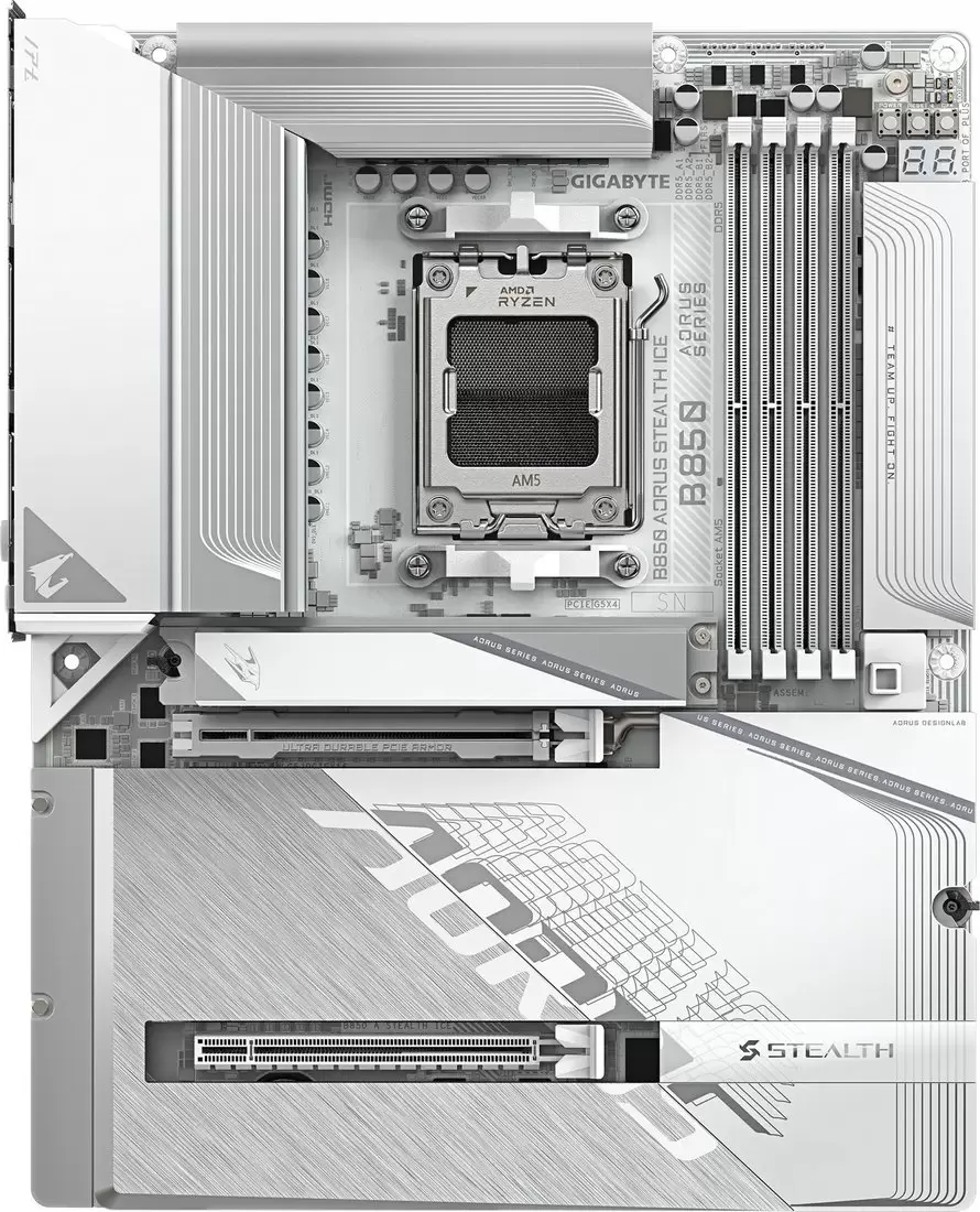 Gigabyte B850 Aorus Stealth Ice