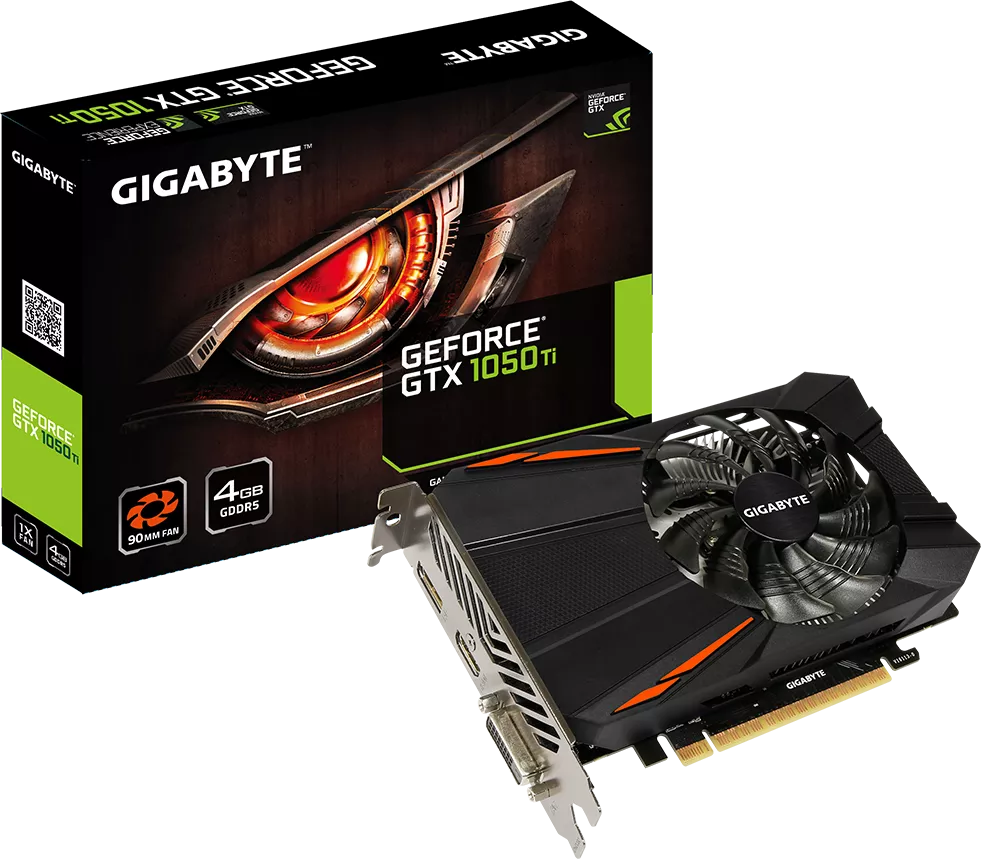 Видеокарта Gigabyte GeForce GTX 1050 Ti D5 4G GV-N105TD5-4GD (rev. 1.1) фото 4