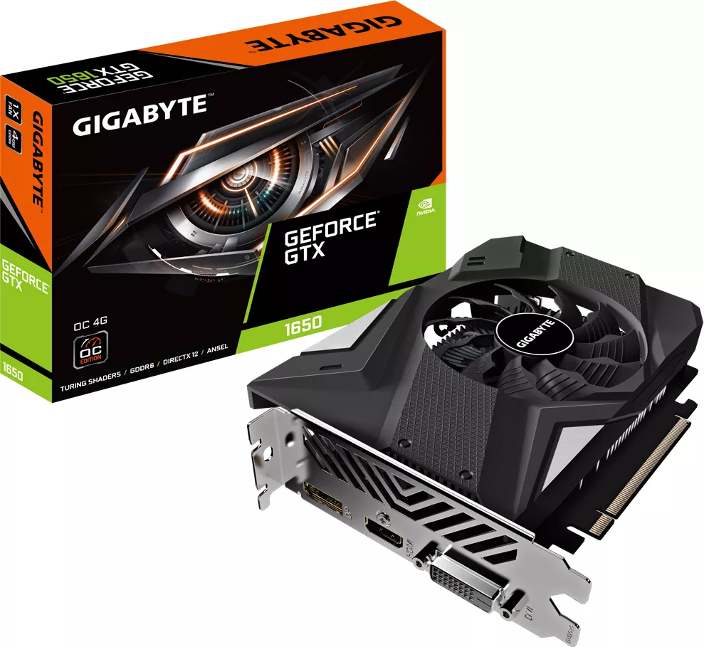 Видеокарта Gigabyte GeForce GTX 1650 D6 OC 4G 4GB GDDR6 GV-N1656OC-4GD (rev. 2.0) фото 5
