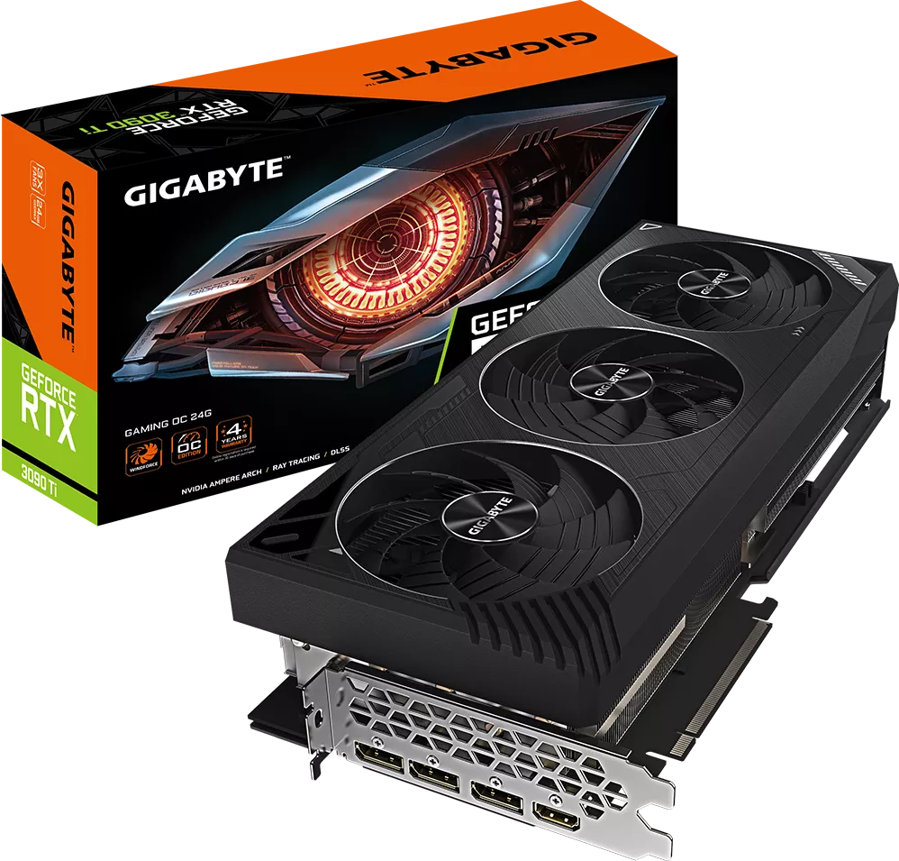 Видеокарта Gigabyte GeForce RTX 3090 Ti Gaming OC 24G GV-N309TGAMING OC-24GD фото 9
