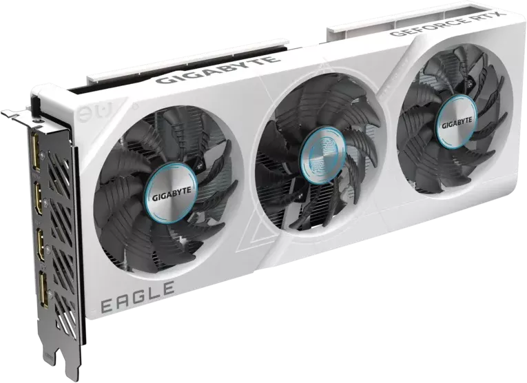Видеокарта Gigabyte GeForce RTX 4060 Eagle OC Ice 8G GV-N4060EAGLEOC ICE-8GD фото 2