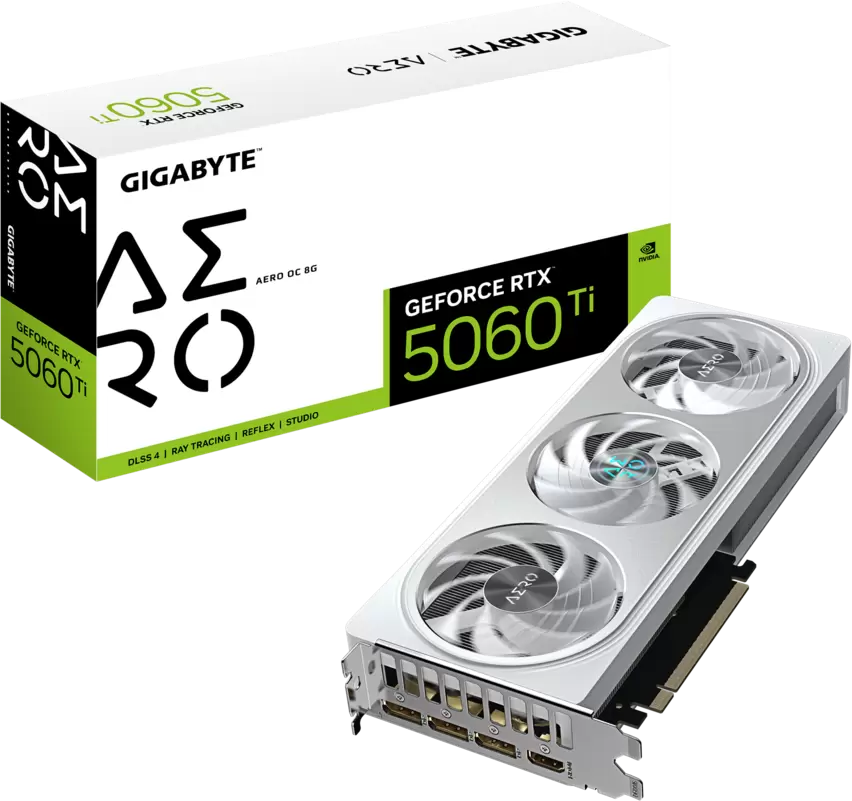 Видеокарта Gigabyte GeForce RTX 5060 Ti Aero OC 8G GV-N506TAERO OC-8GD фото 10