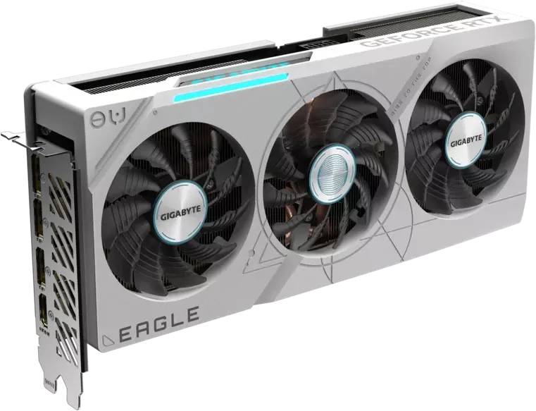 Видеокарта Gigabyte GeForce RTX 4070 Ti Super Eagle OC Ice 16G GV-N407TSEAGLEOC ICE-16GD фото 7