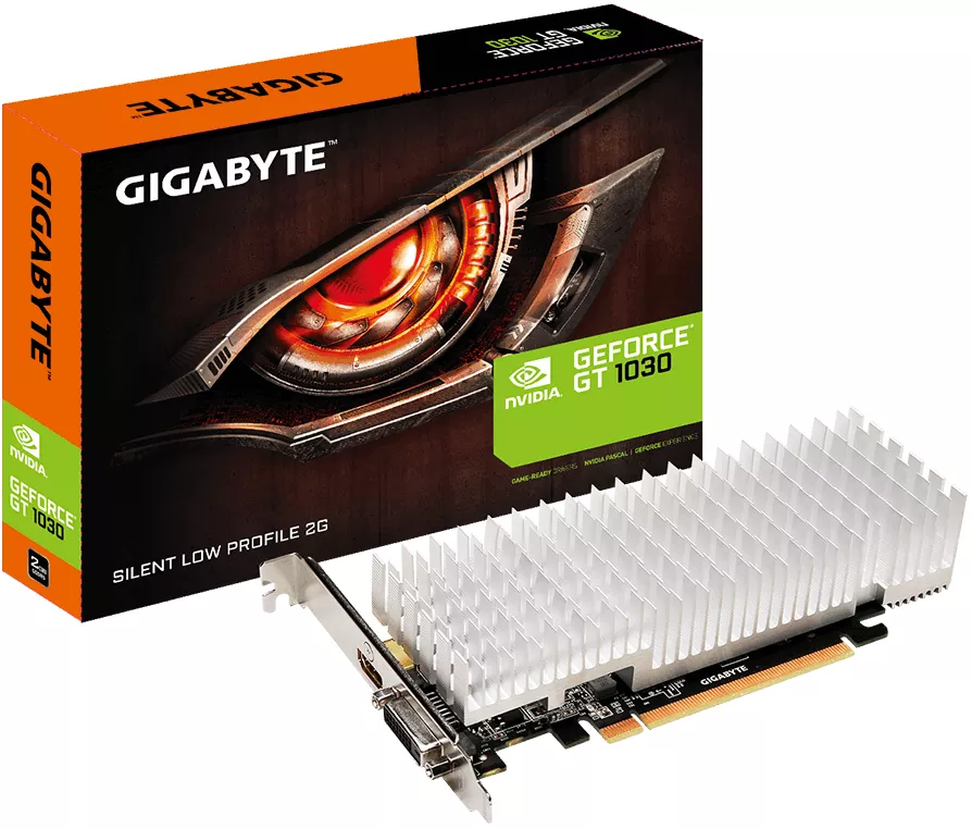 Видеокарта Gigabyte GV-N1030SL-2GL GeForce GT 1030 2Gb GDDR5 64bit  фото 4