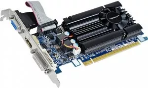 Видеокарта Gigabyte GV-N610-1GI (rev. 2.0) GeForce GT 610 1Gb DDR3 64bit фото