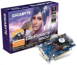 Видеокарта Gigabyte GV-NX86T256H-ZL GeForce 8600gt 256Mb 128bit фото