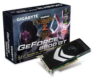 Видеокарта Gigabyte GV-NX88T512H-B GeForce 8800GT 512Mb 256bit фото