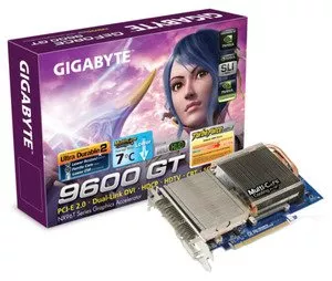 Видеокарта Gigabyte GV-NX96T512HP GeForce 9600GT 512Mb 256bit фото