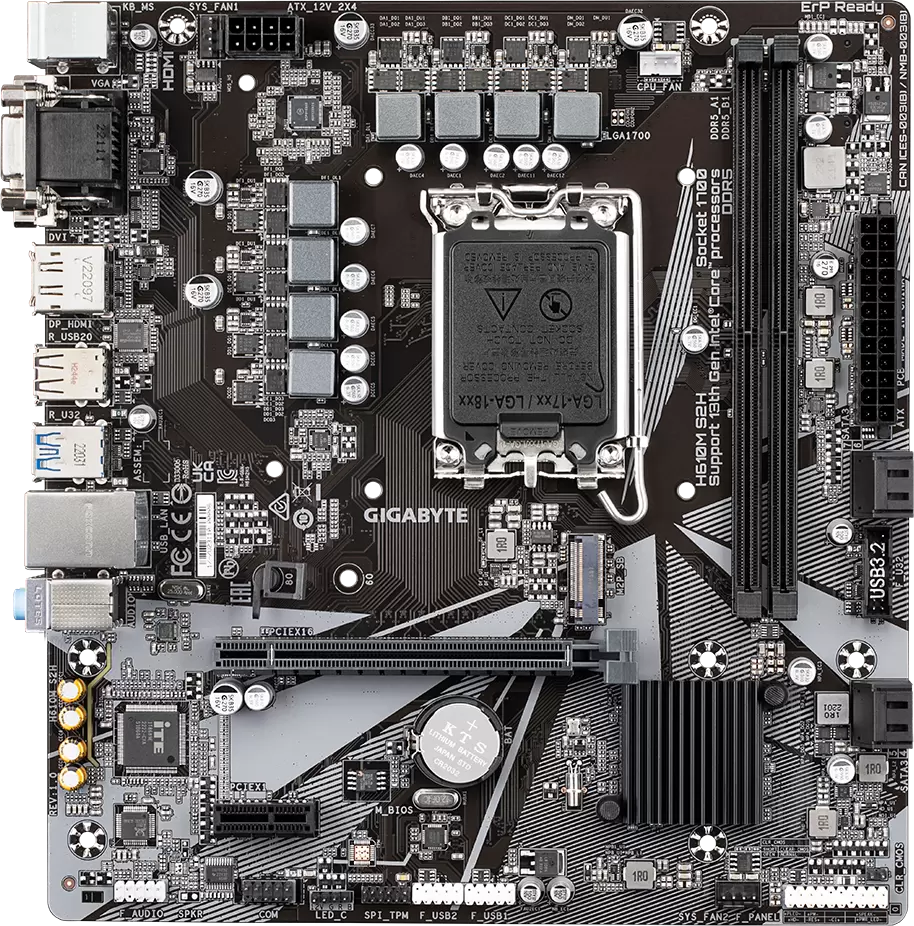 Gigabyte H610M S2H (rev. 1.1)