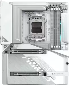 Материнская плата Gigabyte X870 Aorus Stealth Ice фото
