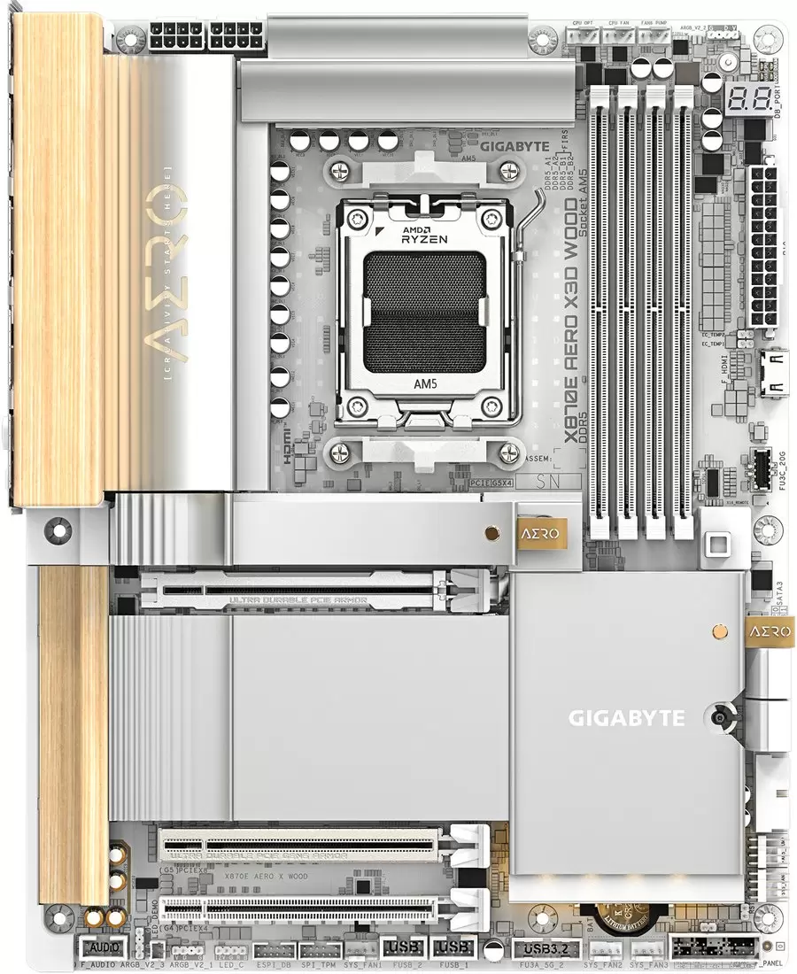 Gigabyte X870E Aero X3D Wood