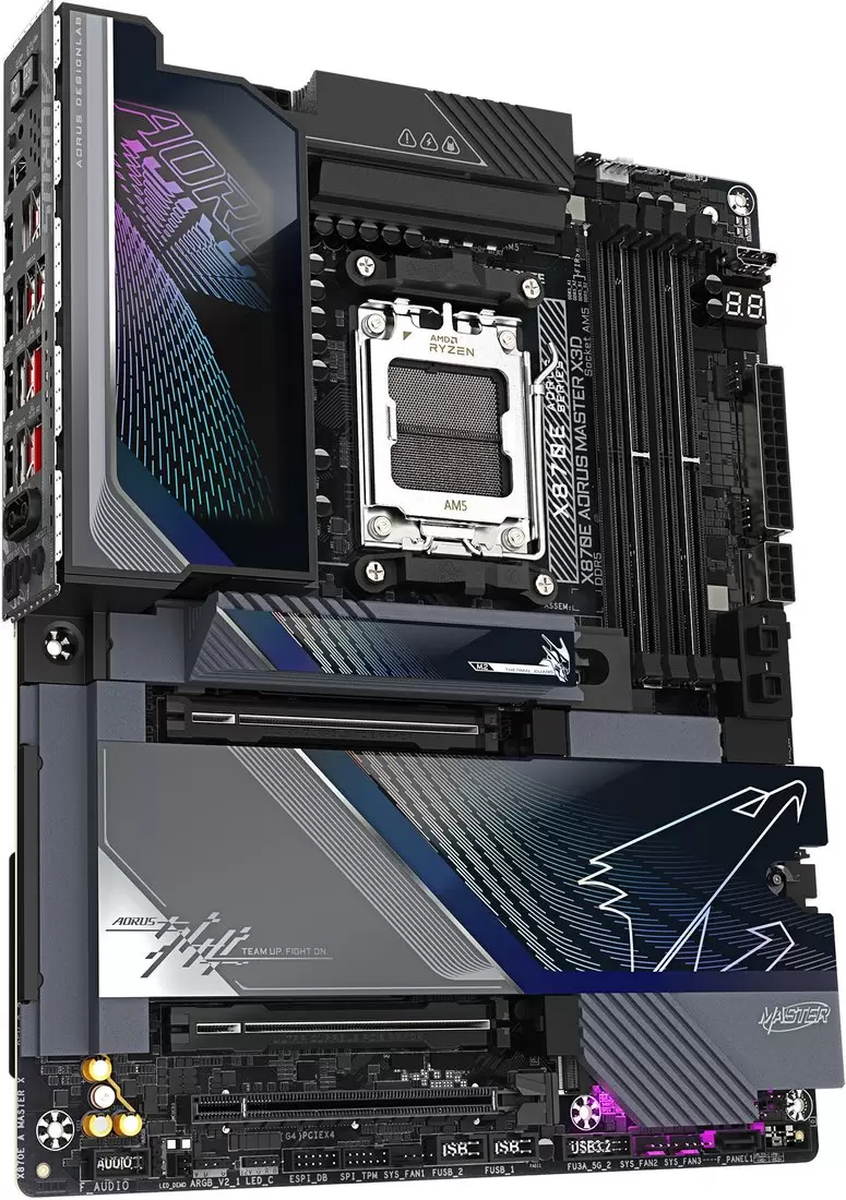 Материнская плата Gigabyte X870E Aorus Master X3D фото 2
