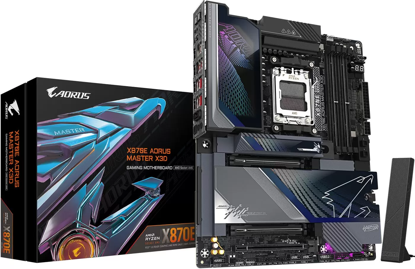 Материнская плата Gigabyte X870E Aorus Master X3D фото 5