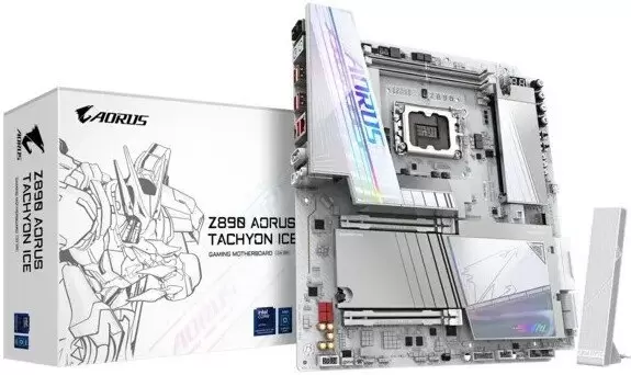 Материнская плата Gigabyte Z890 Aorus Tachyon Ice фото