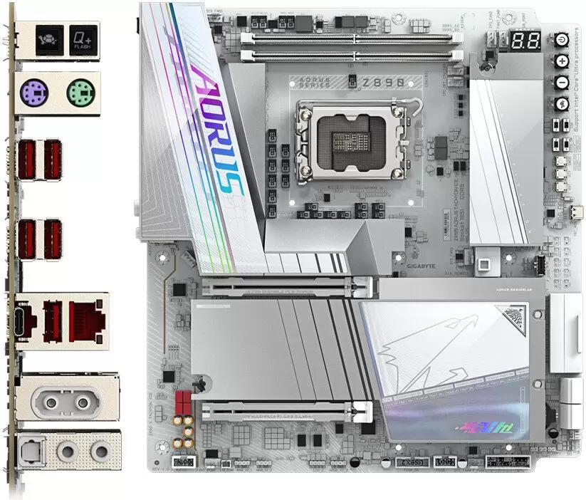 Материнская плата Gigabyte Z890 Aorus Tachyon Ice фото