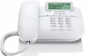 Проводной телефон Gigaset DA611 (белый) фото
