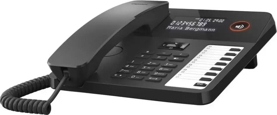 Проводной телефон Gigaset DESK 600 (черный) фото