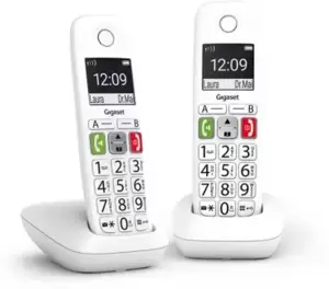 Радиотелефон Gigaset E290 DUO (белый) фото