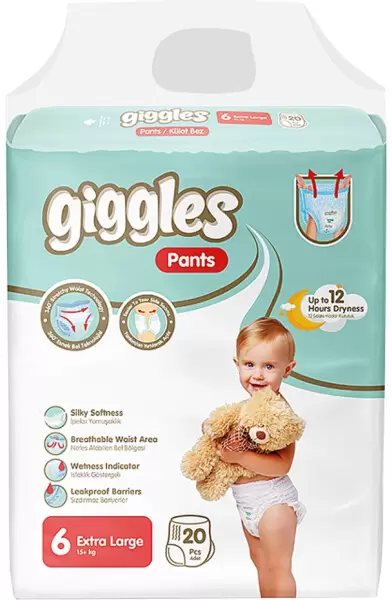 Giggles Xlarge 6 Pants (20 шт)