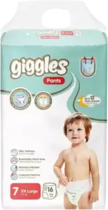 Подгузники-трусики детские Giggles Подгузники-трусики детские Giggles Xxlarge 7 Pants (16 шт) фото