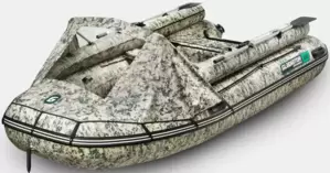 Моторная лодка Gladiator E380X (цифровой камуфляж) фото