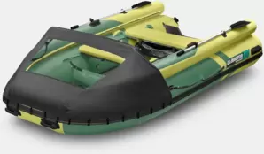 Моторная лодка Gladiator E380X (зеленый) фото