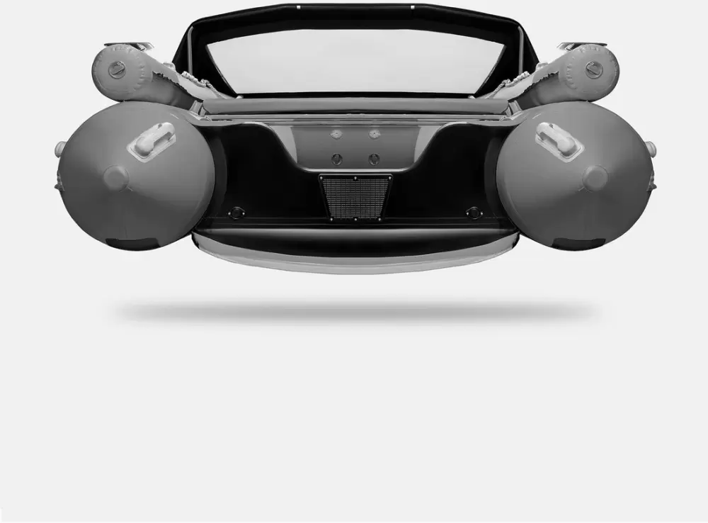 Моторно-гребная лодка Gladiator E420X BSM4377 (светло/темно-серый) фото