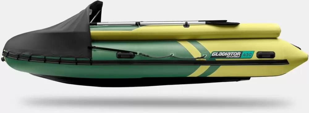 Моторно-гребная лодка Gladiator E420X BSM4381 (зелено-оливковый) фото