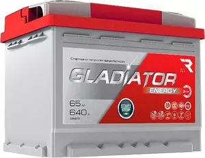 Аккумулятор Gladiator Energy 65 R+ (65Ah) фото