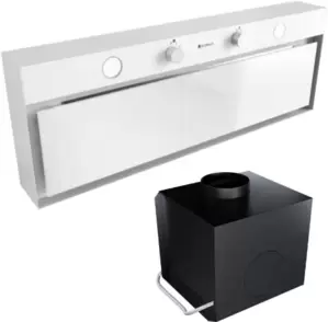 Кухонная вытяжка Globalo Fluxime 90.1 + Turbina TW 1.2 (белый) фото