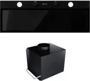 Кухонная вытяжка Globalo Fluxime 90.1 + Turbina TW 1.2 (черный) фото