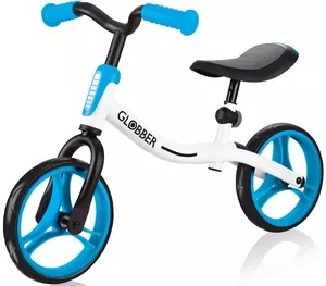 Беговел Globber Go Bike (белый/голубой) фото