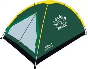 Палатка GOLDEN SHARK Simple 4 (зеленый) фото