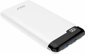 Портативное зарядное устройство GOLF LCD21 10000mAh (белый) фото