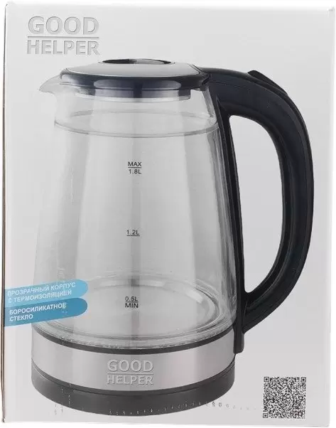 Электрический чайник Goodhelper KPG-1800 (черный) фото