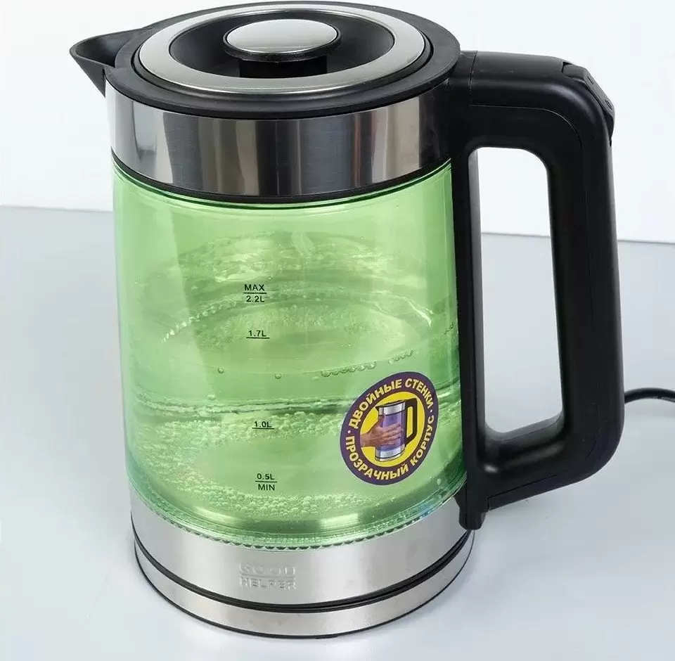 Электрический чайник Goodhelper KPG-2201 (зеленый) фото