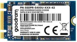 SSD GoodRam S400U 240GB SSDPR-S400U-240-42 фото