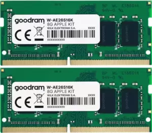 Оперативная память GoodRam 2x8ГБ DDR4 SODIMM 2666 МГц W-AE26S16K фото