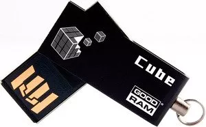 USB-флэш накопитель GoodRam Cube Black 16Gb (PD16GH2GRCUKR9) фото