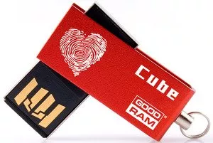 USB-флэш накопитель GoodRam Cube Valentine Red 16Gb (PD16GH2GRCURR9+V) фото